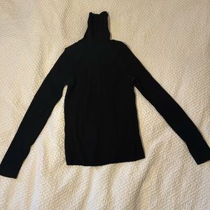 Zara black ribbed knit turtleneck